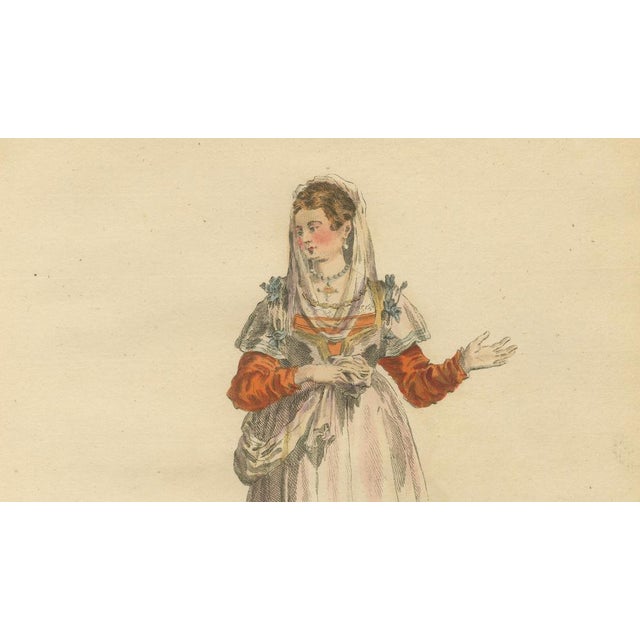Jefferys, Lady of Paros Traditional Dress, 1749, Print For Sale - Image 6 of 10