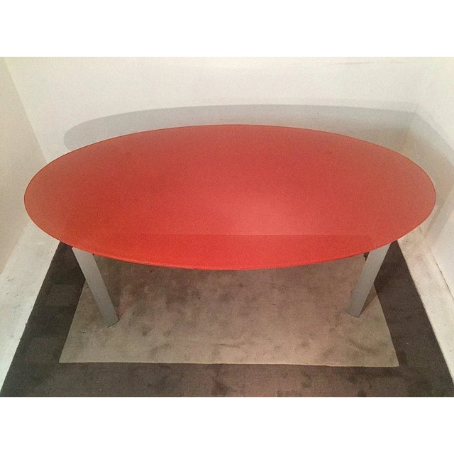 Metra Italian Modern Table by Makio Hasuike for Seccose For Sale - Image 11 of 13