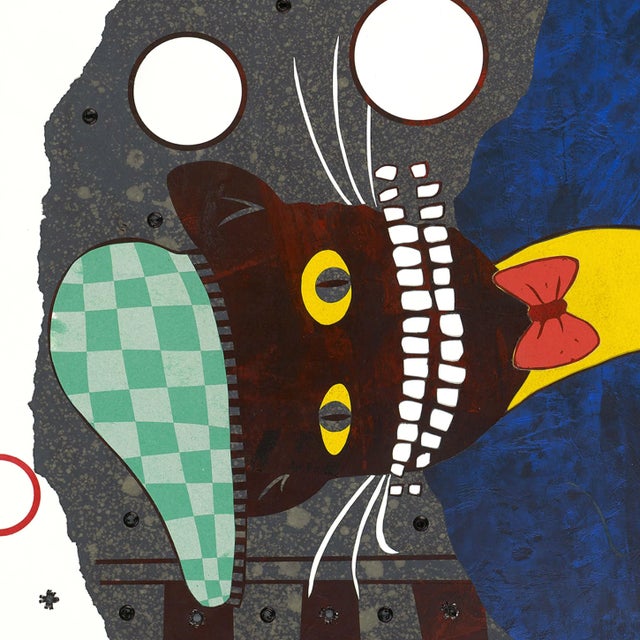 "Untitled II (Paka Chizi)" Original by David Thuku From the Alice in Wonderland Collection For Sale In Washington DC - Image 6 of 8