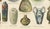 Antique Chromolithographs of Ceramics Through the Ages, 1898, Set of 2 For Sale - Image 3 of 13