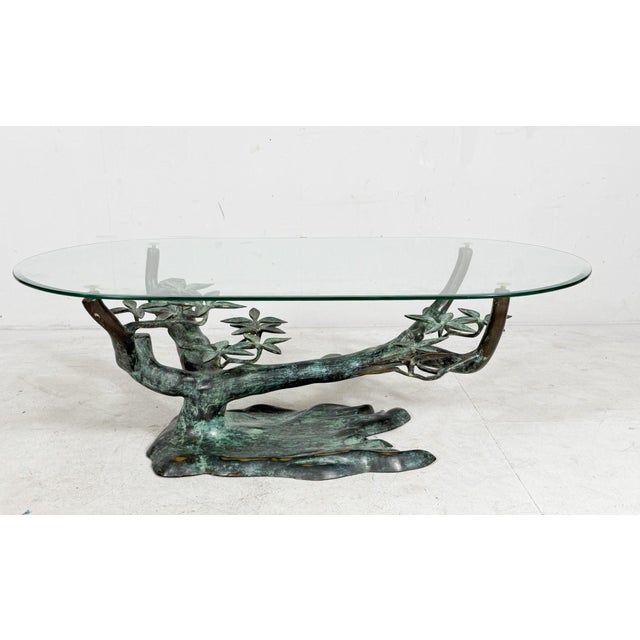 Hollywood Regency Bonsai Coffee Table by Willy Daro, Belgium, 1970s For Sale - Image 6 of 18