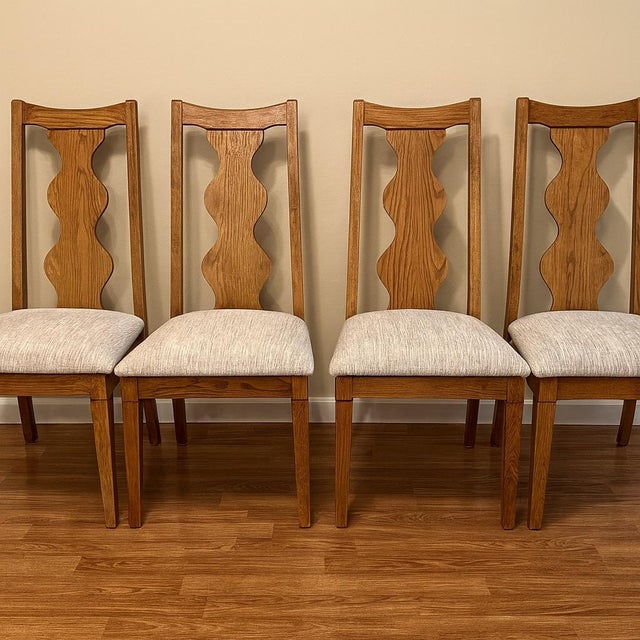 Kroehler 1960s Kroehler Dining Table & 6 Chairs - Fully Refinished For Sale - Image 4 of 10