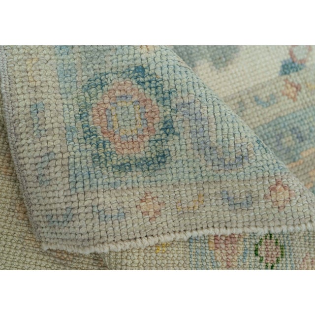 Turkish Oushak Rug 2'9"x 6'10" #19022 For Sale In Houston - Image 6 of 8