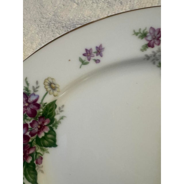 Vintage Narumi Japan Floral Porcelain 4-Piece Serving Set For Sale In Oklahoma City - Image 6 of 9