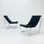 Mid Century Vintage Bauhaus Boudins Lounge Chairs 1970s France Chauffeuse "boudins" in the taste of Michel Boyer, circa...