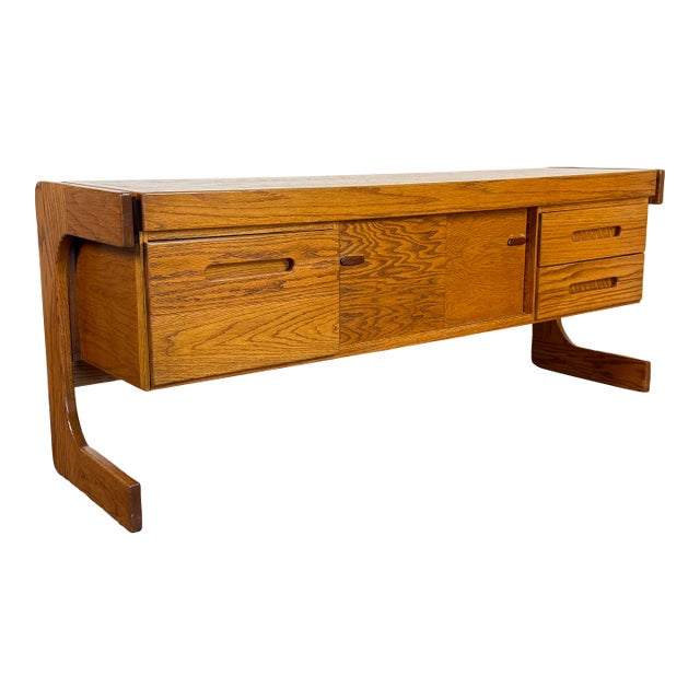 Vintage 1980's Lou Hodges Credenza For Sale