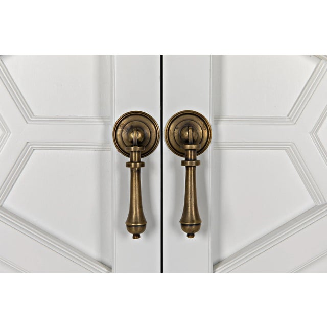 White NOIR Maharadshcha Hutch, Solid White For Sale - Image 8 of 10