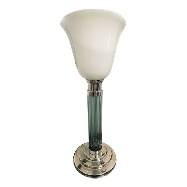 Large Art Deco Desk Lamp, 1940 For Sale