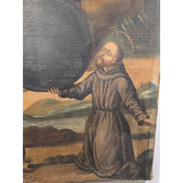 Baroque School Artist, Figurative Composition, 18th Century, Oil Painting on Canvas For Sale - Image 7 of 15