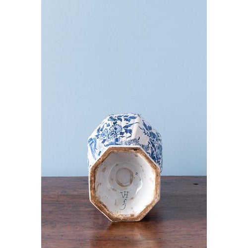 Blue and White Faience Vase Lamps from Samson, 19th Century, Set of 2 For Sale - Image 11 of 13