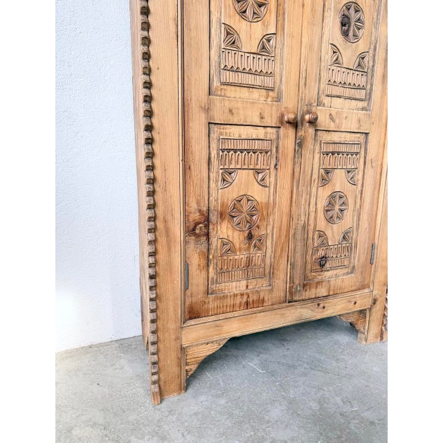 Small Folk Art Cabinet, 1960s For Sale - Image 16 of 18