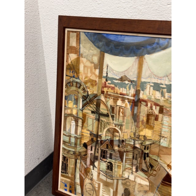 Design Plus Gallery presents a framed original artwork titled “Bay View #1” by Robert McClay (1932–2019). This expressive...