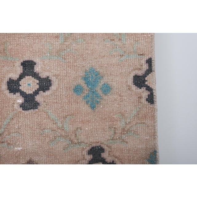 1960s Vintage Turkish Extra-Long Hallway Runner 1'10'' X 19'2'' For Sale - Image 9 of 10