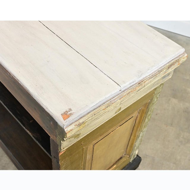 French 19th Century Painted Shop Counter For Sale - Image 4 of 10