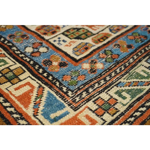 Textile Antique Sarab Rug 3'9'' x 5'7'' For Sale - Image 7 of 10