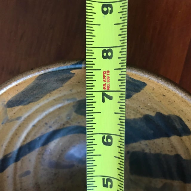 Vintage Wabi Sabi Sumi Style Pottery Bowl Signed Kr For Sale In Boise - Image 6 of 8