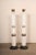 A Spanish pair of tapering, painted wood columns from the early 20th century. This tall pair of antique pillars from...