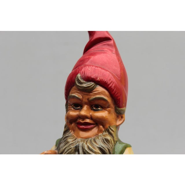 Large Antique Garden Gnome from Heissner, 1930 For Sale - Image 9 of 15
