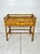 Boho Chic Vintage Rattan Cane Desk For Sale - Image 3 of 12