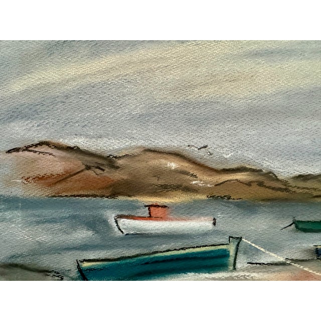 Original watercolor on paper by Henry Emil Salloch, also known as Heinz Emil Salloch, the German-born American artist and...