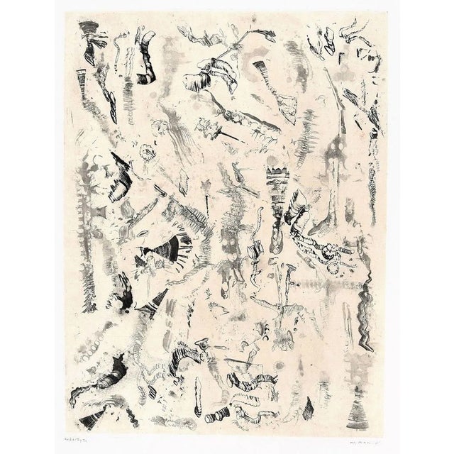 Phosphorus and Flower - Original Etching and Aquatint by Mitsuo Kano - 1959 1959 For Sale