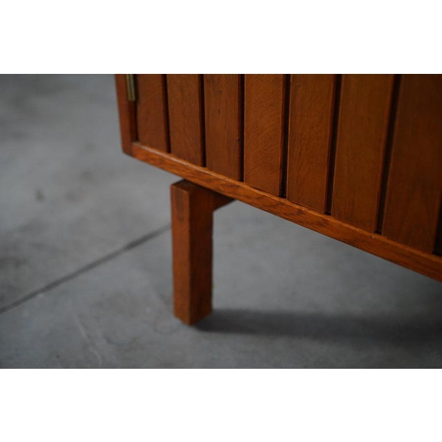 Slatted Teak Sideboard, Germany, 1970s For Sale - Image 12 of 18