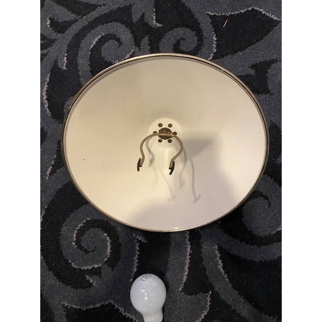 Mid 20th Century Brushed Stainless Steel Post Modern Cone Table Lamp For Sale In Portland, OR - Image 6 of 11