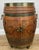 Vintage French Style Barrel Drink Cabinet in Oak For Sale - Image 3 of 12