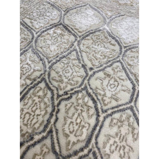 1990s Handwoven Persian Gunbad Style Rug 3x5 For Sale - Image 10 of 11