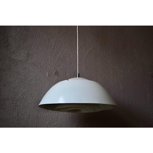 Metal Scandinavian Safari Suspension Lamp by Peter Hvidt & Orla Mølgaard-Nielsen for Nordisk Solar, Denmark, 1970s For Sale - Image 7 of 11