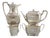 Victorian Sterling Silver Tea Service from Atkin Brothers, Sheffield, 1892, Set of 4 For Sale