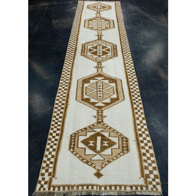 Turkish Vintage Runner Rug 3' x 11'10" #17076 Explore a curated collection of hallway runners, wool rugs, and handmade...