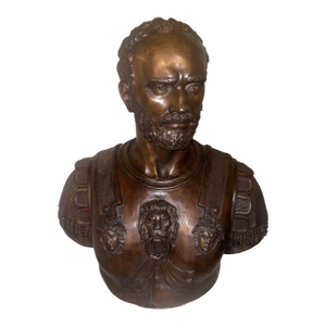 19th Century Italian Bronze Bust of Roman Emperor, Possibly Cosimo De’ Medici