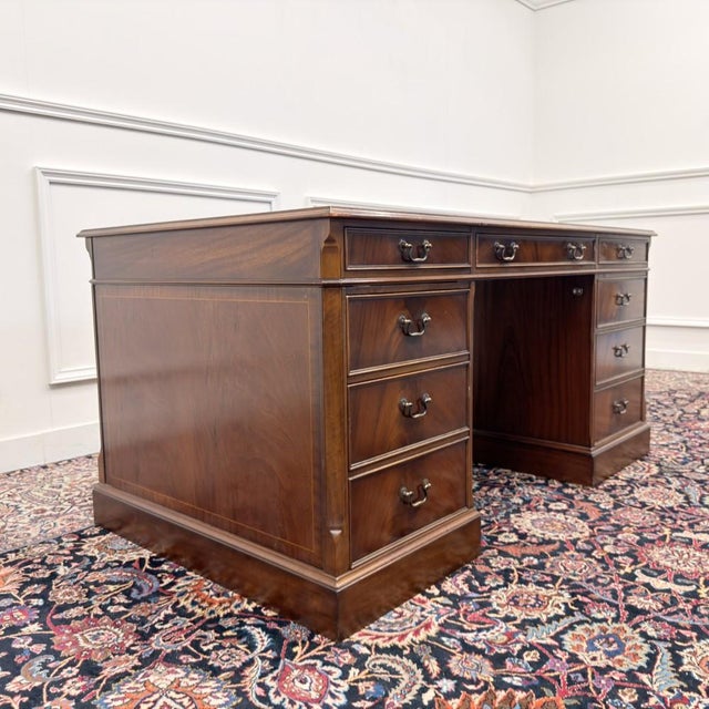 Classic English Heldense Desk For Sale - Image 5 of 18