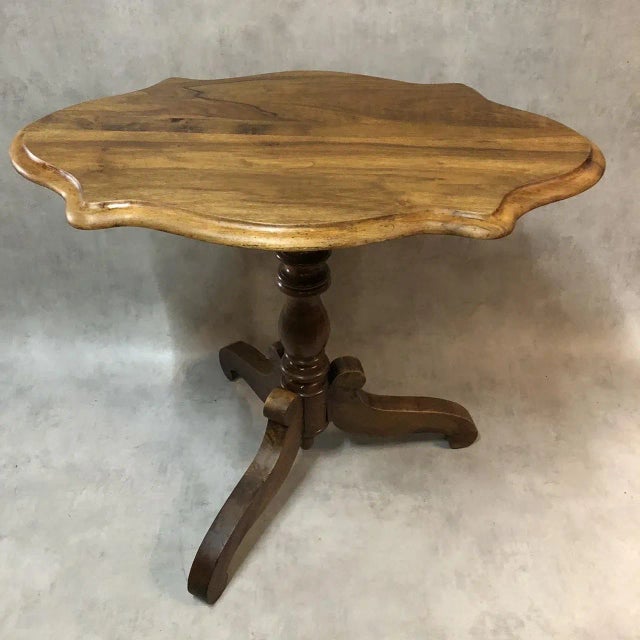 Louis Philippe Tripod Side Table For Sale - Image 3 of 11