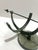 A rare find, Equatorial Sundial Patinated from France. Cast metal arrow form Gnomon Hinged at base. A great piece for your...