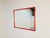 Italian Postmodern Red Frame Mirror, 1980s For Sale - Image 10 of 10