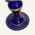 Navy Blue Mid 20th Century s.a.l.i.r. Judaica Vase For Sale - Image 8 of 10