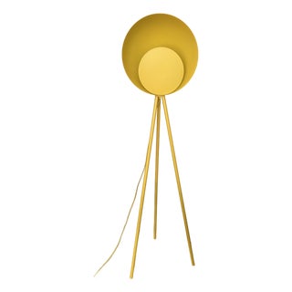 Houseof Yolk Yellow Diffuser Floor Lamp For Sale