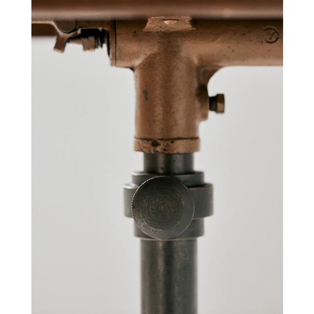 Vintage, French Adjustable Architect's Side Table For Sale - Image 4 of 12