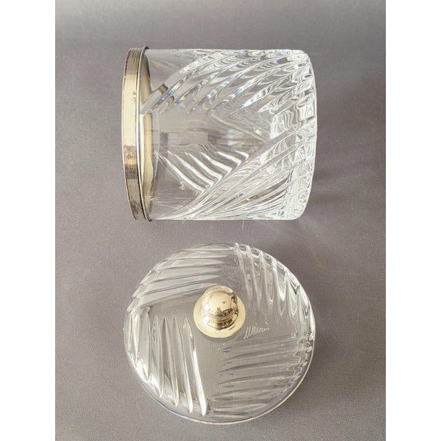 Crystal and 800 Silver Lidded Box by Mario Cioni, Florence, 1960s For Sale - Image 18 of 18