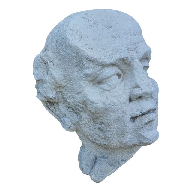 Head of Philosopher, 1920, Stone For Sale
