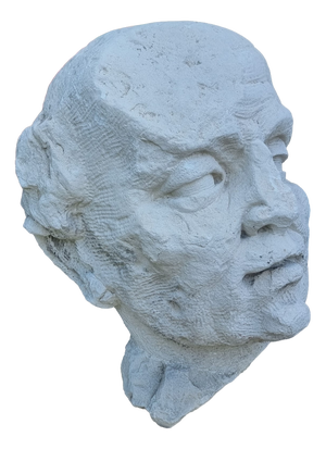 Head of Philosopher, 1920, Stone