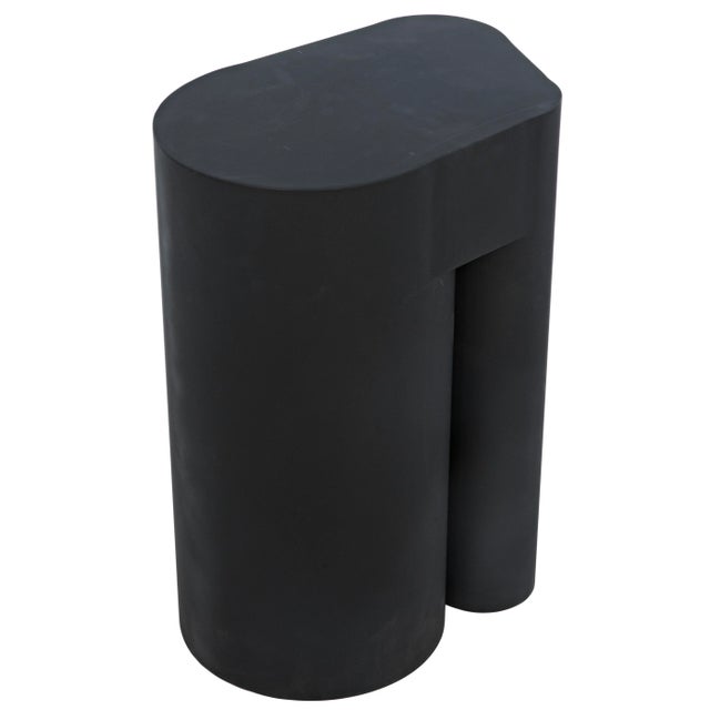 Metal NOIR Blair Side Table in Black Metal For Sale - Image 7 of 9