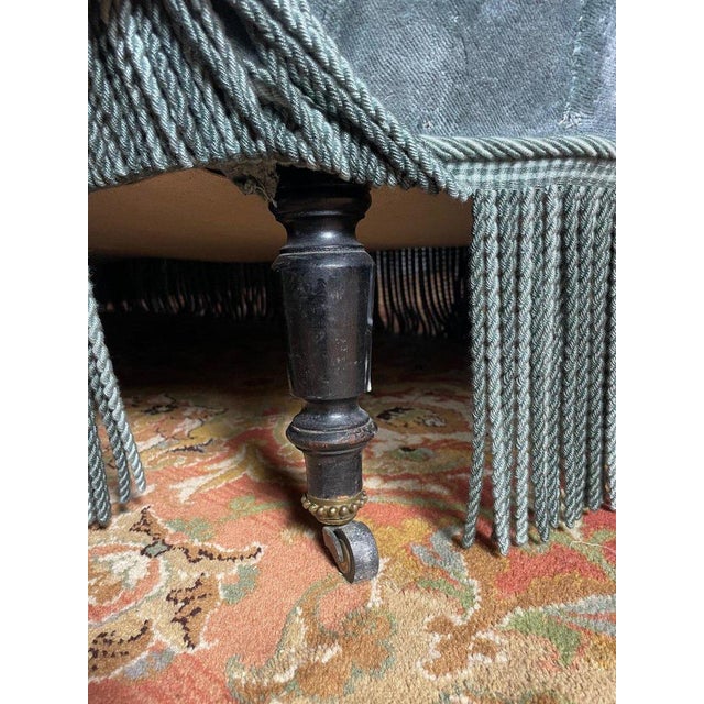 Textile Napoleon Iii Crapaud Sofa For Sale - Image 7 of 8