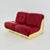 Mid-Century Space Age Lounge Chair in Red Leather & Fiberglass Shell, Germany, 1970s For Sale - Image 9 of 18