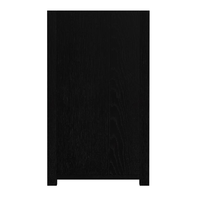 2020s Lark 25 in. W Wood 3 Drawer Nightstand, Washed Black For Sale - Image 5 of 8