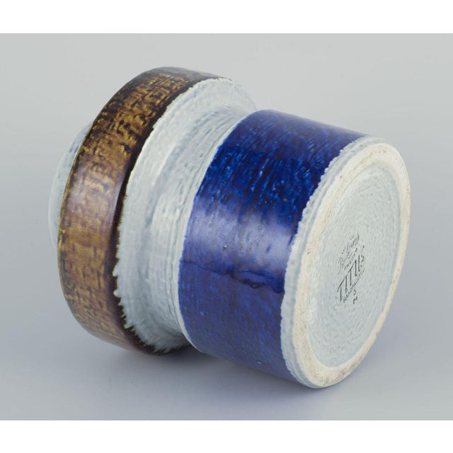 Titus Ceramic Vase in Stoneware by Olle Alberius for Rörstrand, Sweden, 1960s For Sale - Image 4 of 6