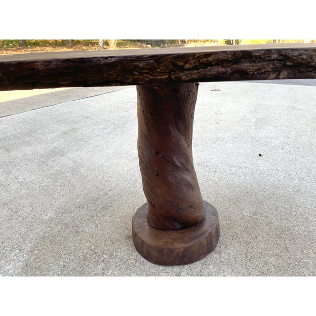 Black Walnut Live Edge Coffee Table For Sale - Image 9 of 9