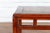 Vintage Chinese Red Lacquer Side Table with Open Apron and Carved Scrolling Feet For Sale - Image 9 of 13